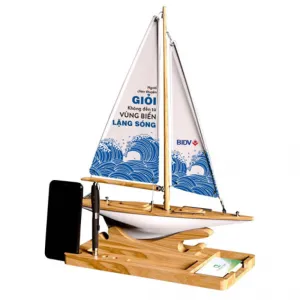 mô hình thuyền lucky l380.t2, cánh buồm đôi vải, bộ quà tặng trang trí cao cấp, tinh tế và thoải mái, quà tặng, cao cấp, trang trí, hahawave, chus