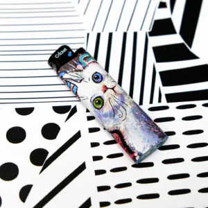 cat painting collection lighter, an eye-catching accessory, mysterious and attractive style, unique patterns, gift for friends
