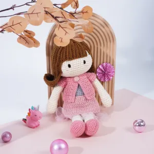 búp bê len lily, búp bê len handmade, thú len nhồi bông, thú bông bằng len handmade, búp bê móc len, búp bê len giá tốt