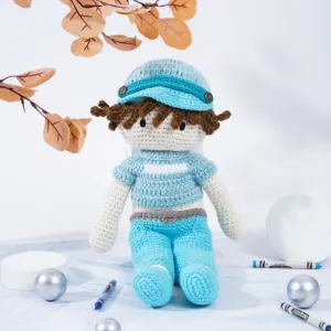 búp bê len tom, búp bê len, búp bê tom, búp bê móc len, búp bê handmade bằng len, đồ chơi an toàn, búp bê len ngộ nghĩnh