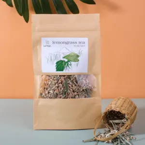 trà sả chanh, túi zip 10g, là nhiên, chus