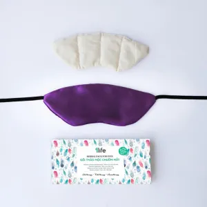 combo 2 gối thảo mộc chườm mắt, túi chườm thư giãn mắt, túi chườm mắt nóng lạnh, chườm mắt thảo dược, miếng chườm ấm mắt
