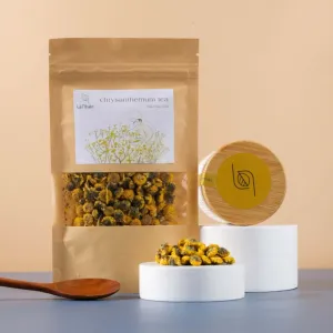 trà hoa cúc chi, túi zip 10g, là nhiên, chus