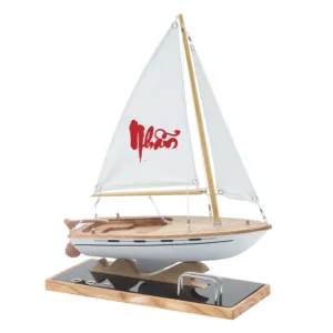 mô hình thuyền lucky c300.t8, tinh tế trong từng đường nét, đế gỗ mica, cánh buồm vải, quà tặng độc đáo cho người thân
, quà tặng, cao cấp, trang trí, hahawave, chus