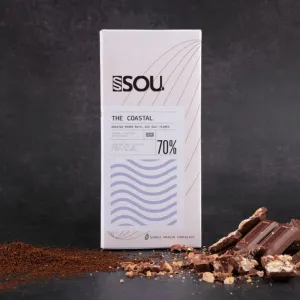 The Coastal (70% Socola Đen, Hạt Rang Và Muối Biển), SOU., chus