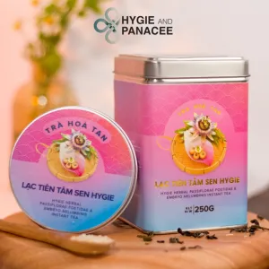 trà hoà tan lạc tiên tâm sen, hygie and panacee, chus
