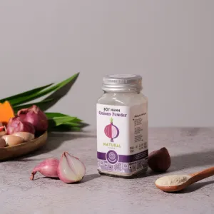 organic onion powder, onion powder seasoning, boosts immunity, aids in cold relief, 100% pure onion powder, cooking spice
