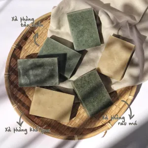 xà phòng thảo mộc dưỡng da, giúp da thải độc, nuôi dưỡng làn da khoẻ mạnh, kháng khuẩn cho da, thàng phần thiên nhiên, hương thơm dịu nhẹ