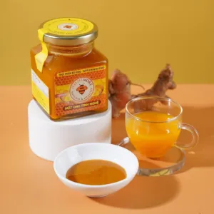 mật ong tinh nghệ, mật ong rừng cao nguyên, mật ong tự nhiên, mật ong hoa thiên nhiên, quà tặng ẩm thực