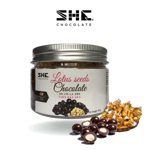 40g Socola Viên Hạt Sen, Hũ Nhựa, SHE Chocolate, chus