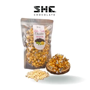 500g Socola Viên Hạt Sen, Túi Zip, SHE Chocolate, chus