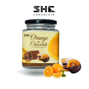 100g orange dip chocolate, glass jar, nutritious snacks, dried fruit snacks, chocolate-dipped fruits, gifts for friends