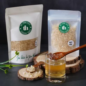 mủ trôm sạch, hạt lựu, mủ trôm khô hạt to, mủ trôm không tẩy trắng, đồ uống giải nhiệt, thức uống thanh lọc cơ thể