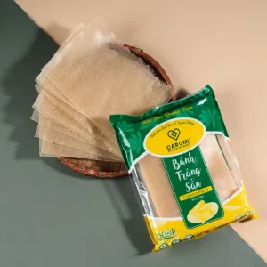 cassava wrapper, pack of 150g, rice paper for rolls, cassava flour rice paper, spring roll rice paper, specialty of quang region