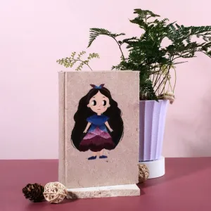 purple cabbage dó paper notebook, cute pattern, traditional dó paper, 100 pages, meets long-term note-taking needs