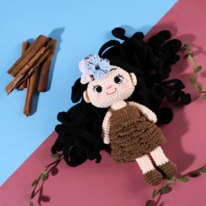 hana pine cone crochet doll, unique design, pine cone pattern, versatile use, decorative accessory, meaningful gift