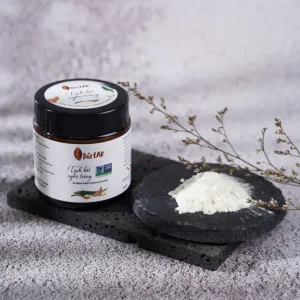 tinh bột nghệ trắng nếp, tinh bột nghệ đẹp da, tinh bột nghệ đắp mặt, mặt nạ tinh bột nghệ, bột nghệ mờ thâm mụn