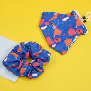 khẩu trang & dây cột tóc "mãi mận" cho gen z, màu sắc ấn tượng, thiết kế độc đáo, chất liệu mềm mịn, quà tặng bạn thân