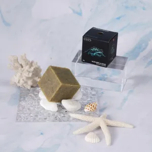 sea salt & ginger soap, purifies and detoxifies the skin, antioxidant properties, softens and smoothens the skin, revitalizes the skin