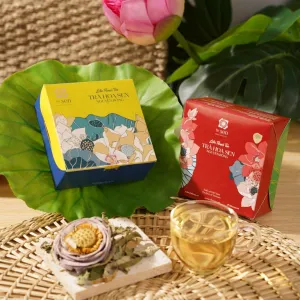 hộp trà hoa sen một bông, the sen, chus