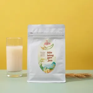 blended rice & nut powder, natural ingredients, ensures safety, delicious beverage, good for health, convenient packaging, easy to prepare