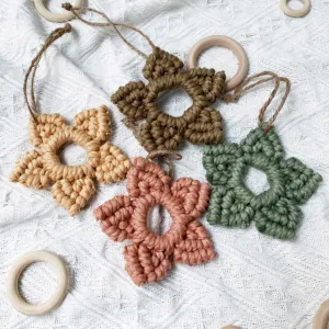 macrame keychain, variety of colors, cute design, adorable decorative accessory, durable material, handmade keychain