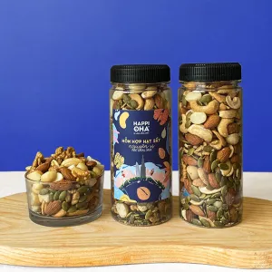 natural mix with nuts & seeds, premium mixed nuts, mixed nutritious seeds, 5-type mixed nuts bag, nutritious breakfast seeds