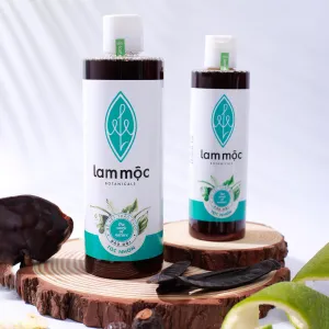 dầu gội thảo mộc, tóc nhờn tăng độ bồng bềnh, hạn chế gàu phát triển, thảo mộc lành tính, dưỡng tóc thẳng mượt, việt nam, lam mộc, chus