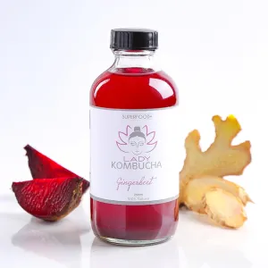 kombucha superfood củ dền & gừng, đồ uống lên men tốt cho tiêu hóa, hương vị gừng củ dền, quà tặng sức khỏe tự nhiên, lợi khuẩn, trà lên men, lên men, tốt cho tiêu hóa, lady kombucha, chus