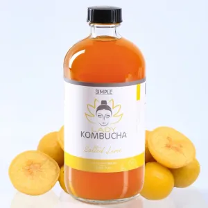 kombucha chanh muối 500ml, bổ sung khoáng chất, lợi khuẩn tốt cho tiêu hóa, hương vị chua ngọt mặn, quà tặng sức khỏe, lợi khuẩn, trà lên men, lên men, tốt cho tiêu hóa, lady kombucha, chus