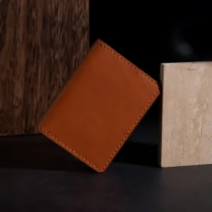 four-compartment vachetta leather card holder, handmade wallet, made of italian vachetta leather, natural shine, durable beauty over timefour-compartment vachetta leather card holder, handmade wallet, made of italian vachetta leather, natural shine, durable beauty over time
