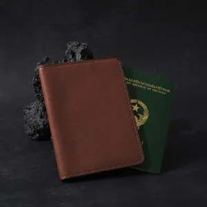 vachetta passport cover, stylish italian leather, protects passport from wear and tear, essential accessory for travel