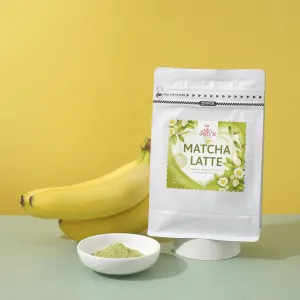 matcha latte powder, light fragrance of green tea, nutrient-rich beverage, helps beautify the skin, fresh and unique flavor, safe for health