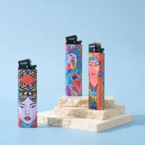 the artistic girl 1 collection, cricket lighter, creative design, vibrant colors, unique accessory, high-quality product