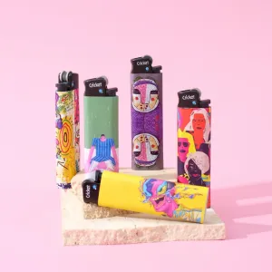 the art 2 collection, cricket lighter, artistic lighter, sharp images, abstract style, high-quality product