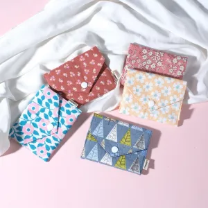 ví vải mini letter, chất liệu vải cotton thô, nhỏ gọn và tinh tế, hoạ tiết bắt mắt, đa dạng mẫu mã, giá cả phải chăng