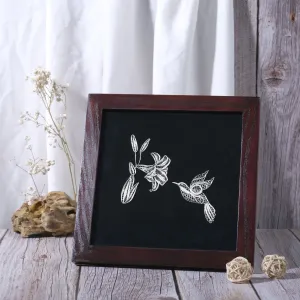 silver rufous-crested hummingbird sucking nectar, silver home decor, vivid lines, intricate technique, handcrafted product, premium gift