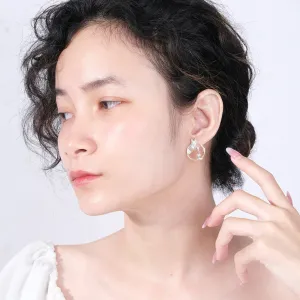 hoa tai bạc chim ruồi hút mật hoa, hoạ tiết độc đáo, chất liệu cao cấp, phù hợp nhiều khuôn mặt, đường nét tỉ mỉ và chi tiết