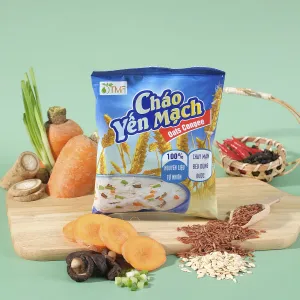instant oats congee, single pack, complete nutrition packaged porridge, rolled oats oatmeal, instant nutritious porridge