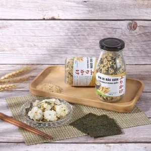 wheat & sesame rice sprinkles, balanced diet, rice seasoning blend, vegetarian seasoning, seaweed barley, good for health