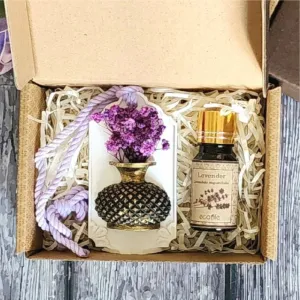 hộp quà cưới đá thơm & tinh dầu oải hương, món quà trị liệu mùi hương, quà cưới ngọt ngào, quà tặng cưới tinh tế,, việt nam, ecolife, chus