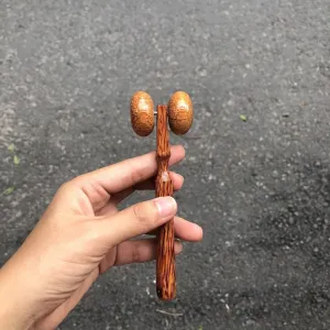 massage roller coconut wood, massage stick, facial massage roller, face and body massage stick, wooden massage roller