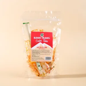 bánh tráng cuộn tôm, tân nhiên, chusbánh tráng cuộn tôm, bánh tráng trộn tây ninh, bánh tráng tân nhiên, bánh tráng trộn sẵn, thơm ngon tiện lợi, đồ ăn vặt