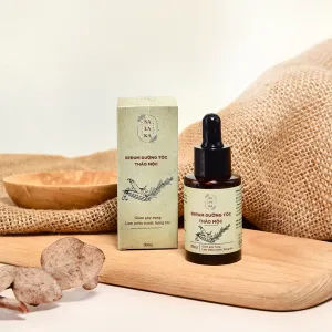 serum dưỡng tóc thảo mộc thuần tự nhiên, giàu dưỡng chất, collagen tăng đàn hồi cho tóc, vitamin b5, vitamin e, việt nam, the fleura, herbal cosmetic, chus