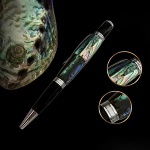 craftsmanship mother of pearl pen, exquisite craftsmanship, intricate patterns, elegant and luxurious beauty, premium gift