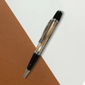 craftsmanship mother of pearl pen, exquisite craftsmanship, intricate patterns, elegant and luxurious beauty, premium gift