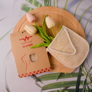 loofah soap bag, can be used for exfoliating the body, natural loofah safe for the skin, environmentally friendly