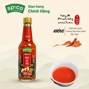 Tương Ớt Phúc Lộc Thọ Truyền Thống, Vị Cay Dịu, SPICO, chus
