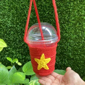 quai đựng ly bằng len quốc kỳ các nước,  chất liệu len bền chắc, kích thước phù hợp với mọi loại cốc, thân thiện môi trường
