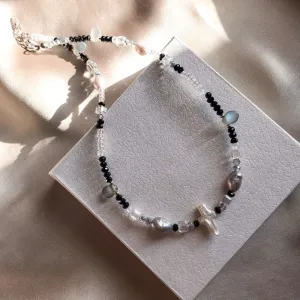 houndstooth necklace, elegant and versatile beauty, youthful style, suitable for various outfits, easy to maintain